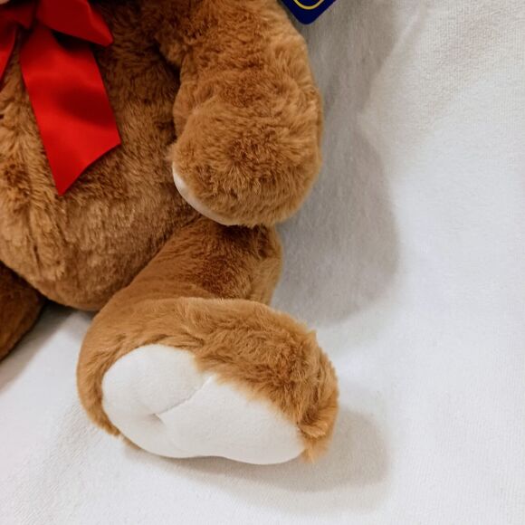 Teddy Bear 15" Kellytoy Plush BROWN Soft Floppy Ears Collect VIntage New w Tags - Picture 7 of 16